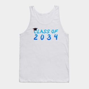 class of 2034 Blue Tank Top